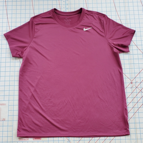 Nike Dri-fit Shirt T-shirt Men's XLarge Dusty Rose Pink Sporty Athletic - Picture 1 of 7